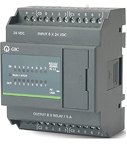 Programmable Logic Text PLC Controller Integrated Analog